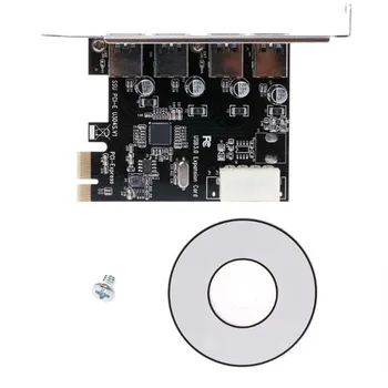 

Superspeed 4 Ports USB 3.0 PCI-e PCI Express Expansion Adapter Card For Mac Pro Computer Cables & Connectors