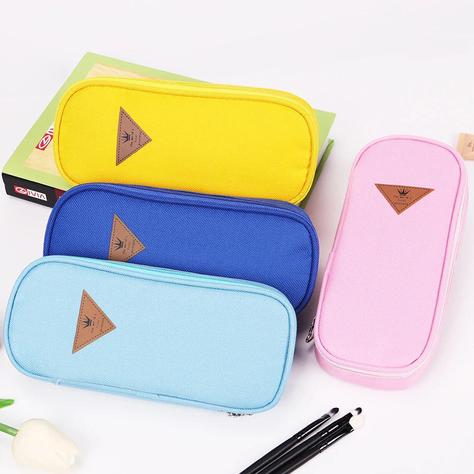 الكورية نمط الحلوى اللون حقيبة تجميل من الخيش متعددة الوظائف التخزين المنظم حقيبة المرأة الجمال تشكل أكياس