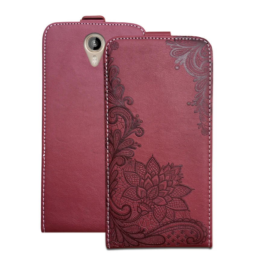 

3D Stereo Embossing lace flower butterfly flip up and down leather phone bag cover case for Prestigio Muze B3 PSP3512