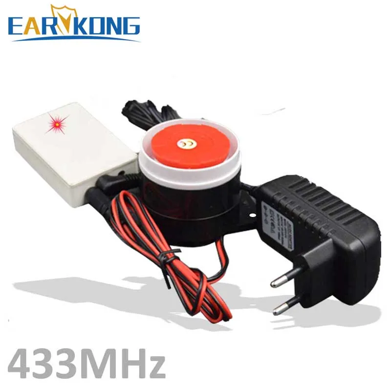 Wireless Flash Strobe Siren For GSM Alarm System 433MHz Also it is a spot alarm system