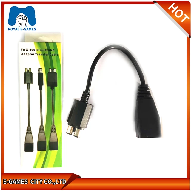 Xbox 360 Slim Adapter Power Supply Cord  Power Supply Adapter Xbox 360 Fat  - New - Aliexpress