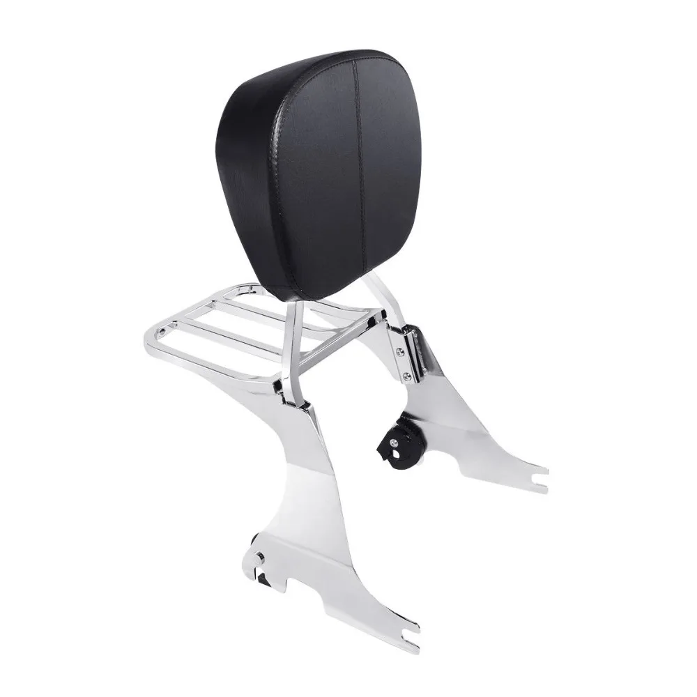 Moto Sissy Bar Schienale Portapacchi Per Harley Sportster Xl Iron883 1200 Custom Super Low Forty Eight 2004-2020