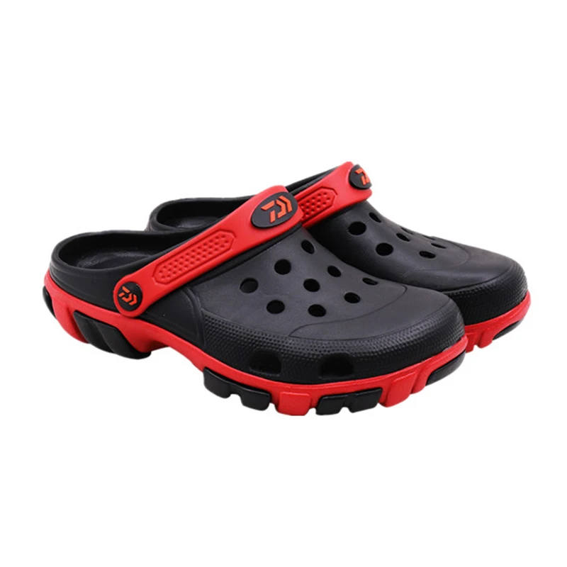 Новые мужские летние пляжные сандалии Daiwa Уличная обувь легкая садовая рыболовная обувь дышащая сандалии быстросохнущая водонепроницаемая обувь