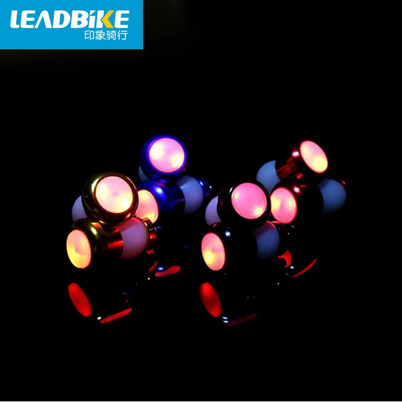 Leadbike пара велосипедных наконечников для руля велосипеда светодиодная фара 2