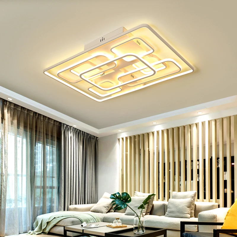 

Touch Remote Dimming Modern plafon LED Ceiling Lamp Fixture Aluminum Dining Living Room Bedroom Lights Lustre Lamparas De Techo