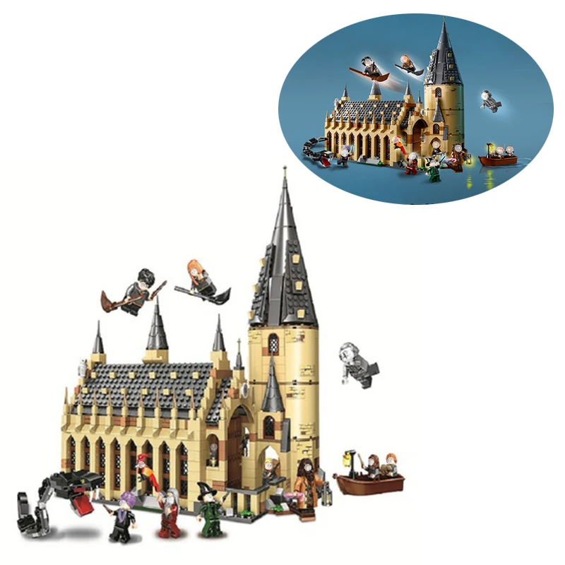 

Great Hall Castle Basilisk Fawkes 11007 Model Building Blocks Toy Bricks Har Potter Compatible