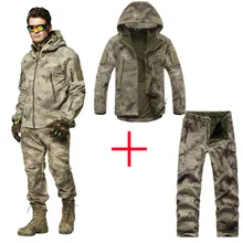 Для мужчин открытый Водонепроницаемый куртки TAD V 5,0 XS Softshell Охота наряд Термальность одежда Тактический Кемпинг Пеший Туризм дыхание Спортивный костюм