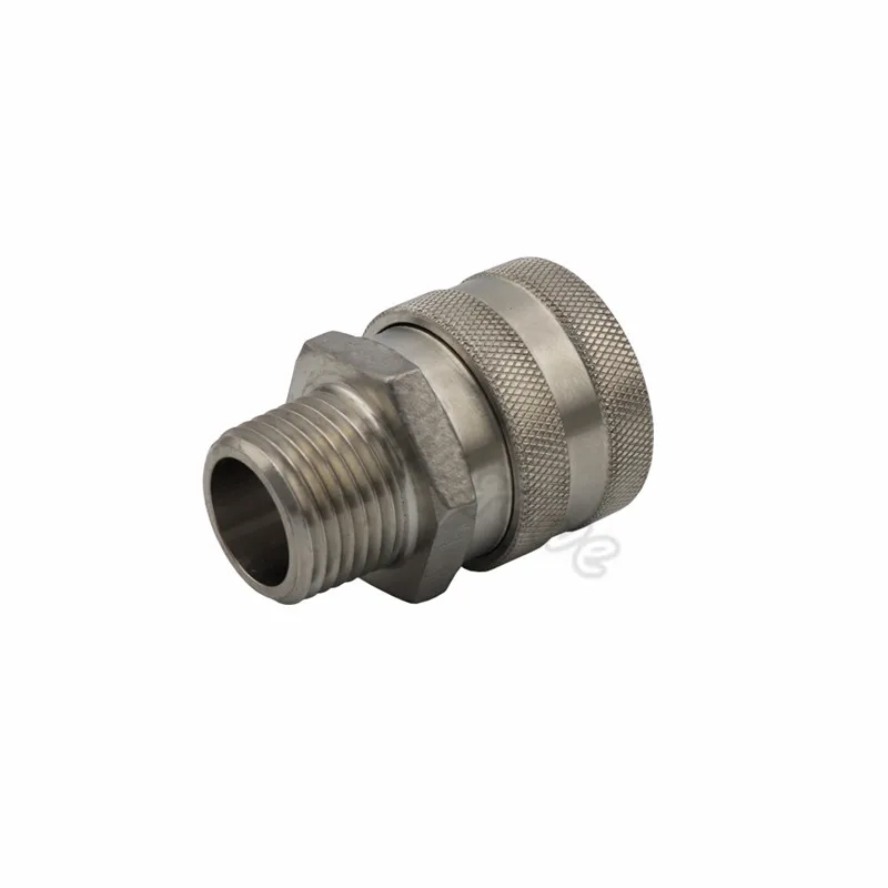 Homebrew Fitting Stainless Female Quick Disconnect with 12 Thread Draft Beer Brewing Kettle Tun Wort Chiller Connector (2)