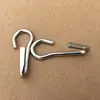 10 Pairs Stainless Steel Hooks Curb Chain Hook Double Hook With Left And Right Sides 3