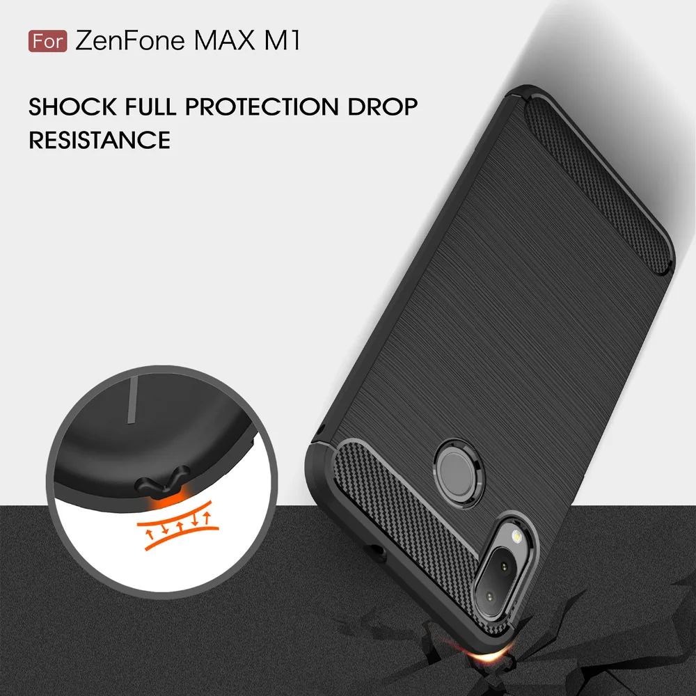 Чехлы для Asus Zenfone Max (M1) ZB555KL 5 дюйма мягкий силиконовый матовый чехол телефона