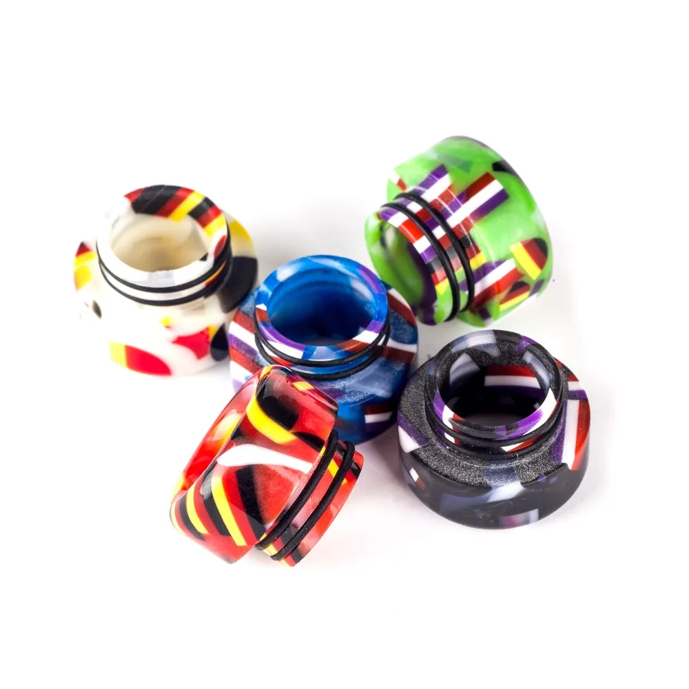 Elektronik Sigara Vape Accessories Short Style 810 Drip Tip Colorful Vape Mouthpiece for rda rta Atomizer VS Manta RTA