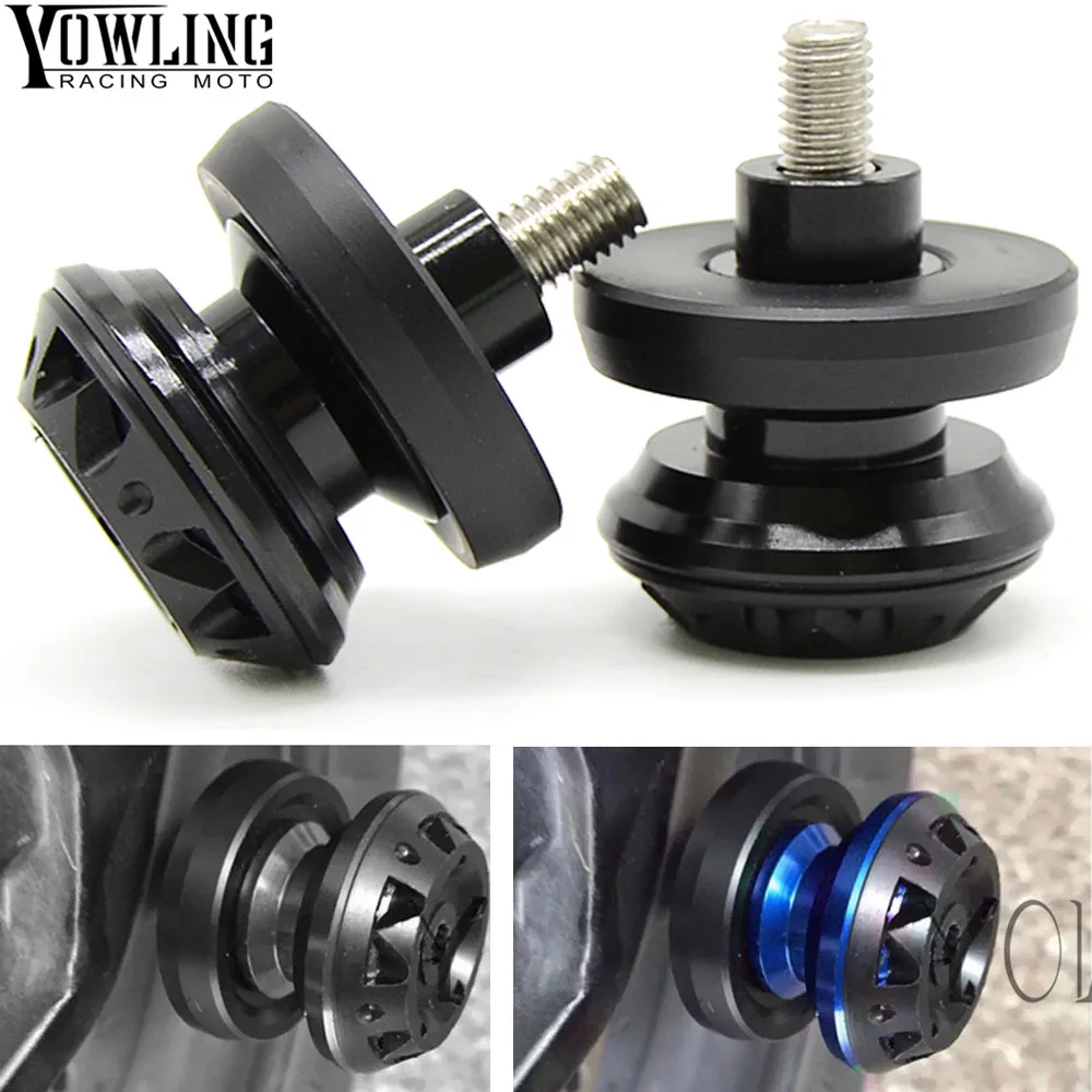 

Motorcycle Accessories Swingarm Spools slider 6MM 8MM 10mm stand screws FOR TRIUMPH 675 STREET TRIPLE R/RX BONNEVILLE T120