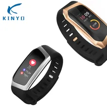 Smart Браслет крови контроля давления Bluetooth 4,0 мониторинг сна высокой твердостью поверхности цветной экран Смарт