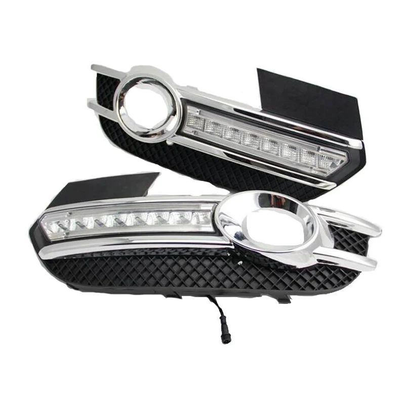 

ITYGUY 1 SEY Daytime running lights For Audis Q3 LED DRL High brightness guide drl LED led fog lamps daytime driving lights