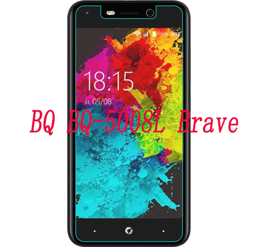 

Smartphone Tempered Glass for BQ BQ-5008L Brave 5008L 9H Explosion-proof Protective Film Screen Protector cover phone