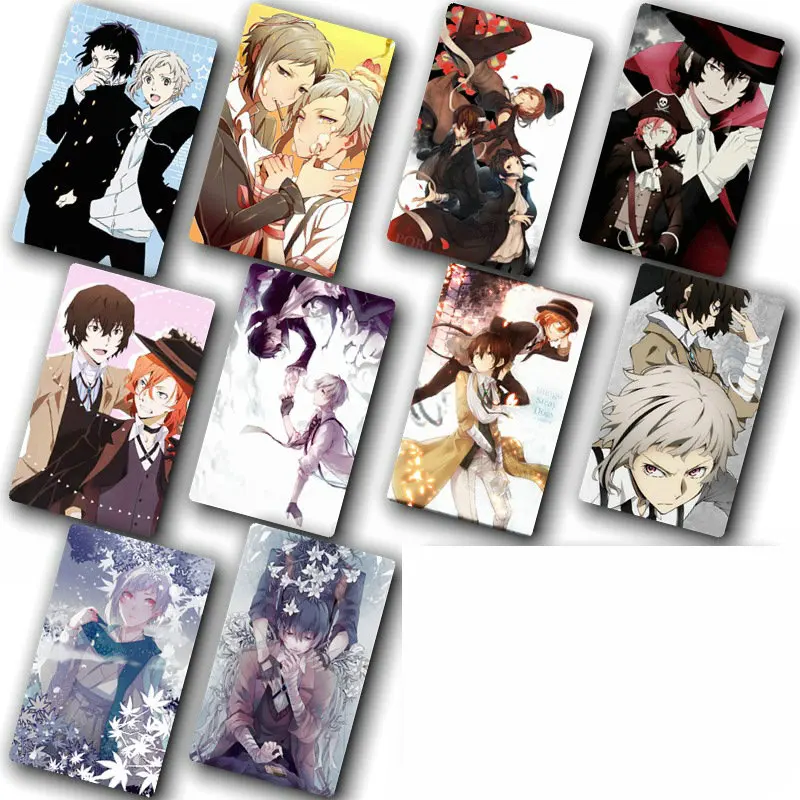Bungo Stray Dogs Anime Card Sticker Pack DIY Waterproof Card Classic Kids Stickers toys for children 100 pcs