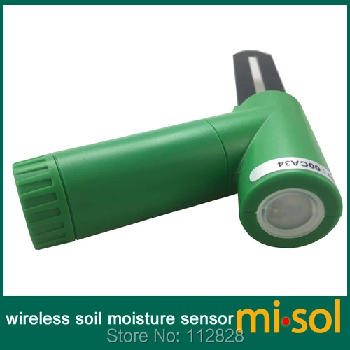 MISOL/1 блок влажности почвы монитор беспроводные питание от батарейки, беспроводная влажность почвы с дисплеем