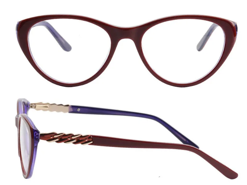 Kirka Cat Eye Reading Glasses Women Eyeglasses Hyperopia Myopia Prescription Spectacles Red Vintage Eyewear Glasses Magnifier (5)