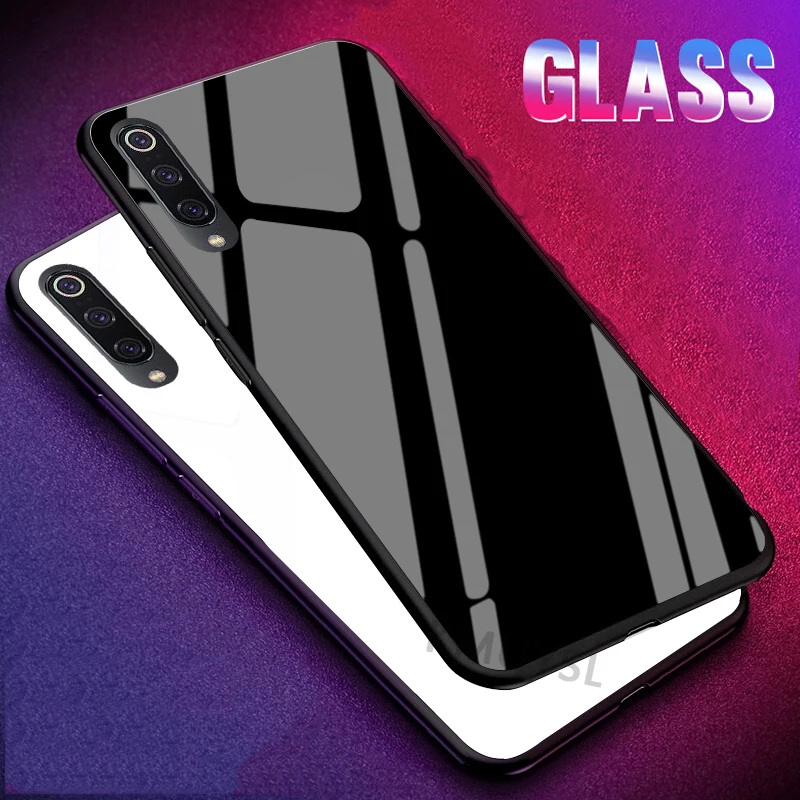 

Luxury Glass Case For Xiaomi Mi 9 SE 8 Lite Mi A2 A1 5X Phone Case For Xiaomi Redmi Note 7 6 Pro 5 Plus 6A 5A 4 4X Back Cover