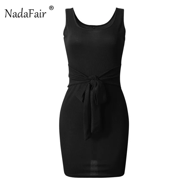 Sleeveless lace up dress03_