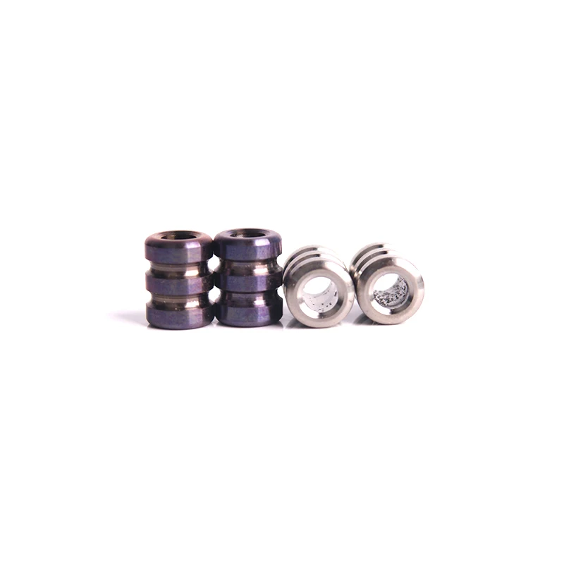 

Titanium Knife Umbrella Rope Pendant Burning Pattern Color Mobile Phone Pendant EDC Outdoor Light And Convenient