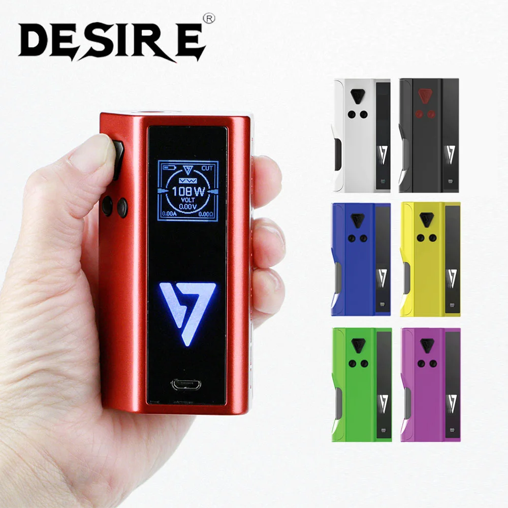 Оригинальная электронная сигарета Squonk мод Desire Cut Squonk мод 108 Вт модель TC с 7 мл большой Squonk бутылка и новый CUT 108w-чип мод