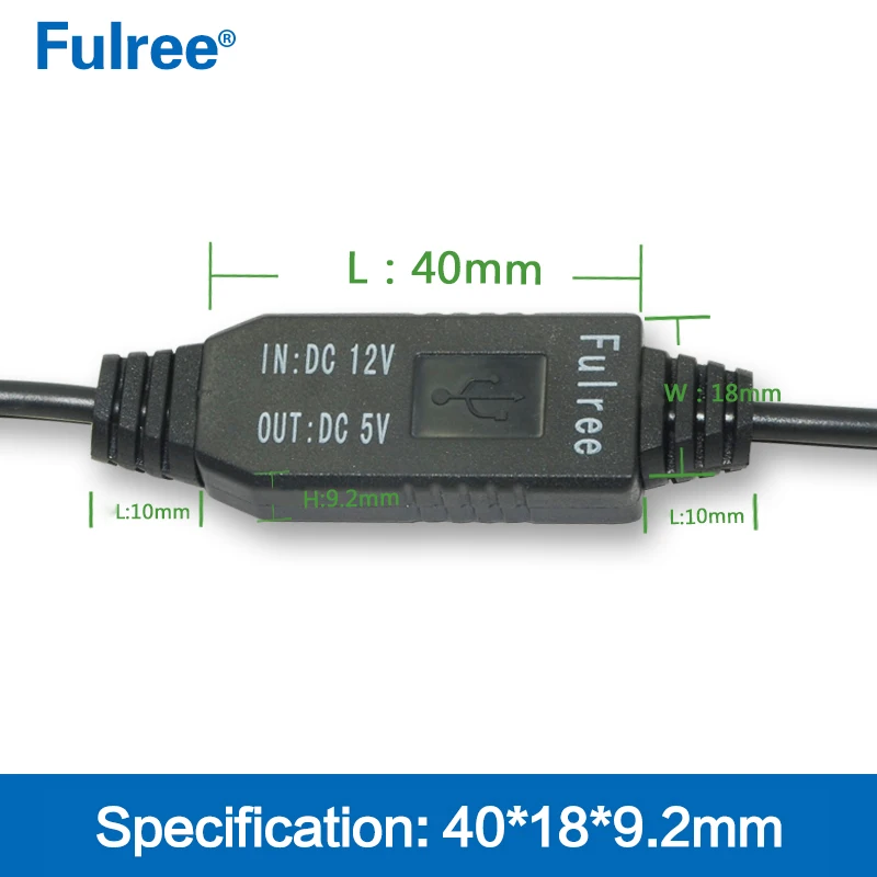 1 м 3,3 средства ухода за кожей стоп мини USB B Тип 5pin Выход DC-DC автомобиля Мощность преобразователь 12 В до 5V модуль ldo понижающего Модуль для Камера видеорегистратор gps