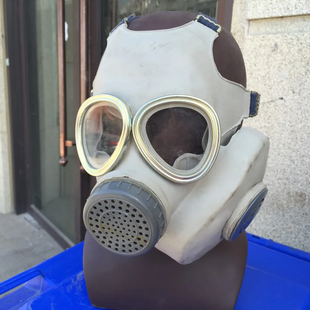 Original Surplus China Military Army Type 65 Gas Mask Rubber Material