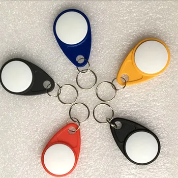 

13.56MHz IC M1 S50 Keyfobs Tags Access Control RFID Key Finder Card Token Attendance Management Keychain ABS Waterproof