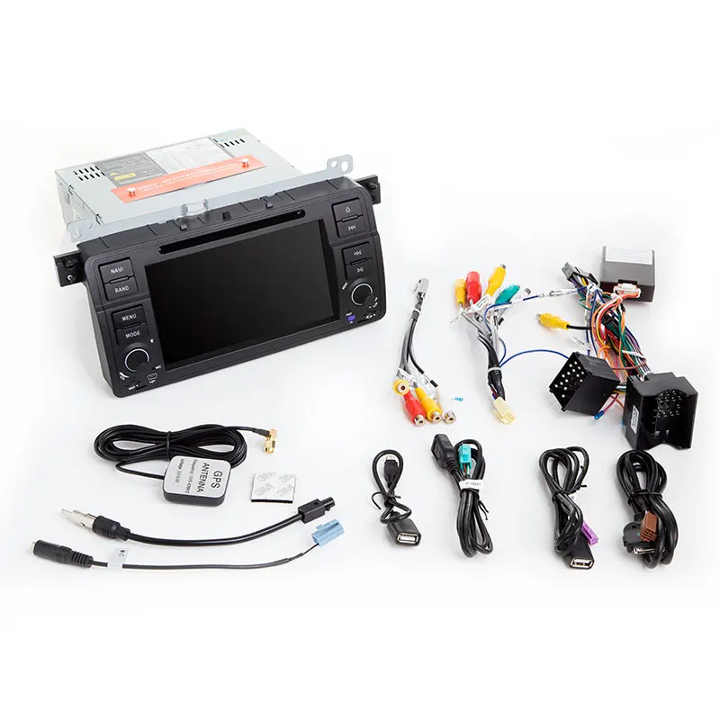 Josmile 1 Din Android 8,1 Автомобильный DVD плеер для BMW E46 M3 Rover 75 Coupe 318/320/325/330/335 gps навигации 1998-2006 4G