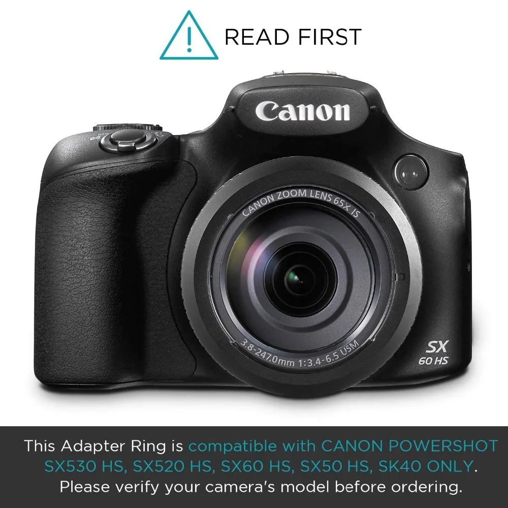 Набор аксессуаров для объектива Neewer Canon PowerShot SX530 HS SX520 SX60 SX50 SX40 включает в себя:
