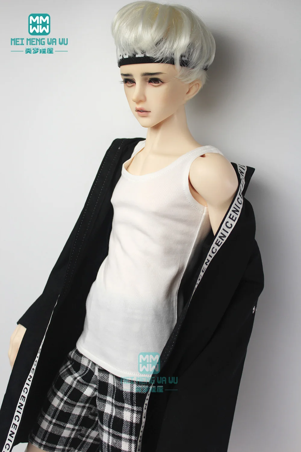 Doll Clothes Accessories For 68-75cm BJD doll Fashion Letters Coats Vests Shorts