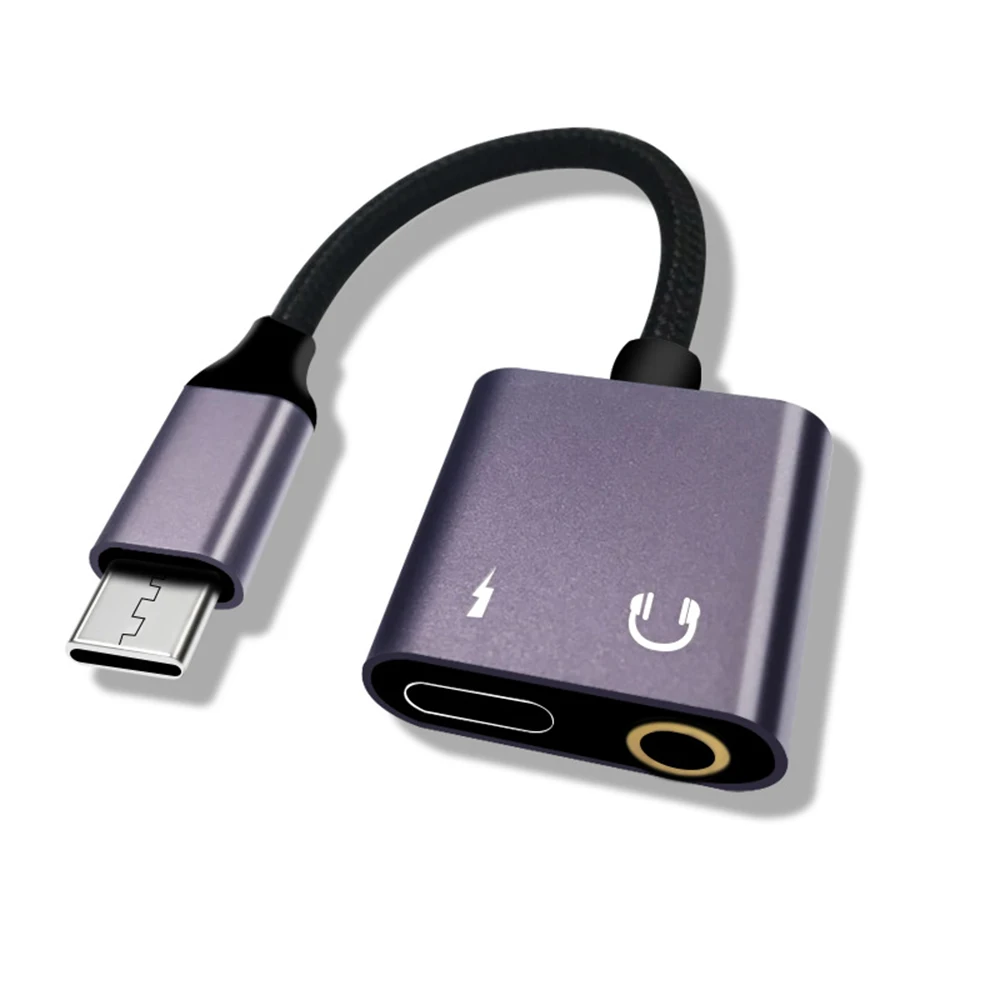 Type-C до 3,5 мм Кабель-адаптер для наушников USB-C type C до 3,5 мм аудио Aux разъем для наушников кабель-адаптер для huawei Xiaomi