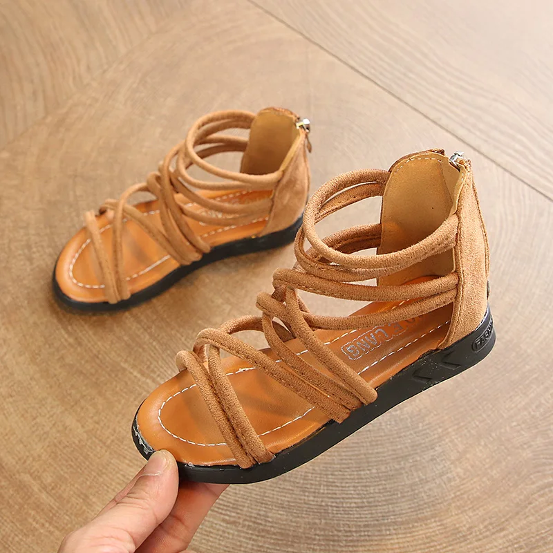 

Fashion summer fashion Roman boots High-top girls sandals kids gladiator sandals toddler child sandals girls high quality shoes