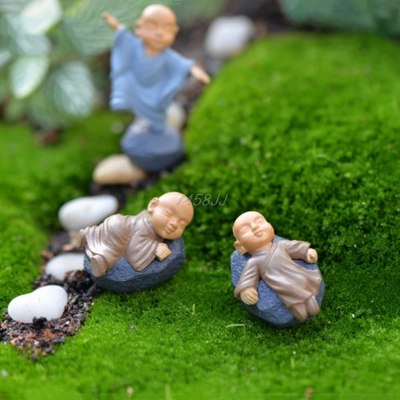 Monk Figure Ornaments Kung Fu Doll Toy Mini Dollhouse Bonsai Garden Decor Gift G06 Drop ship Monk Figure Ornaments Kung Fu Doll Toy Mini Dollhouse Bonsai Garden Decor Gift G06 Drop ship