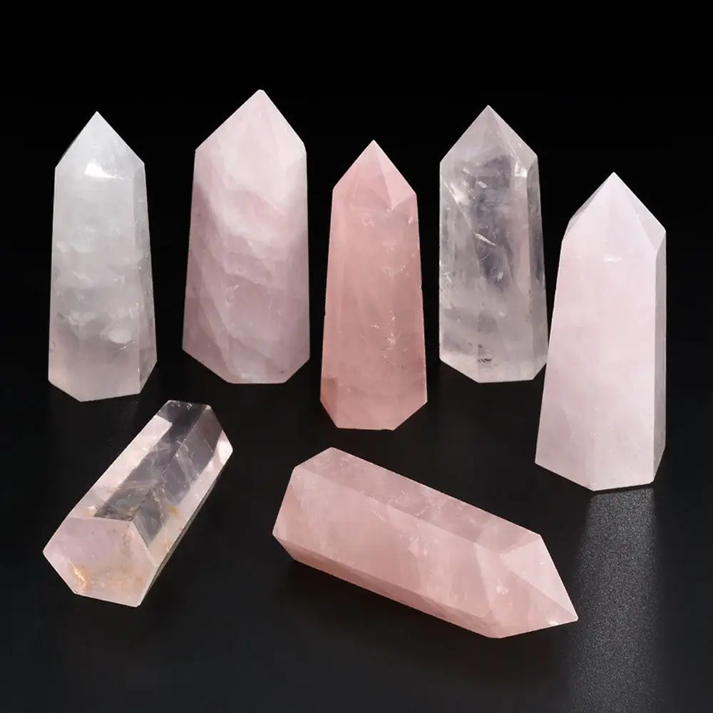 healing rose quartz stone Cabochon Gemstone Pink Rose Quartz 10x12 mm pkg 20 
