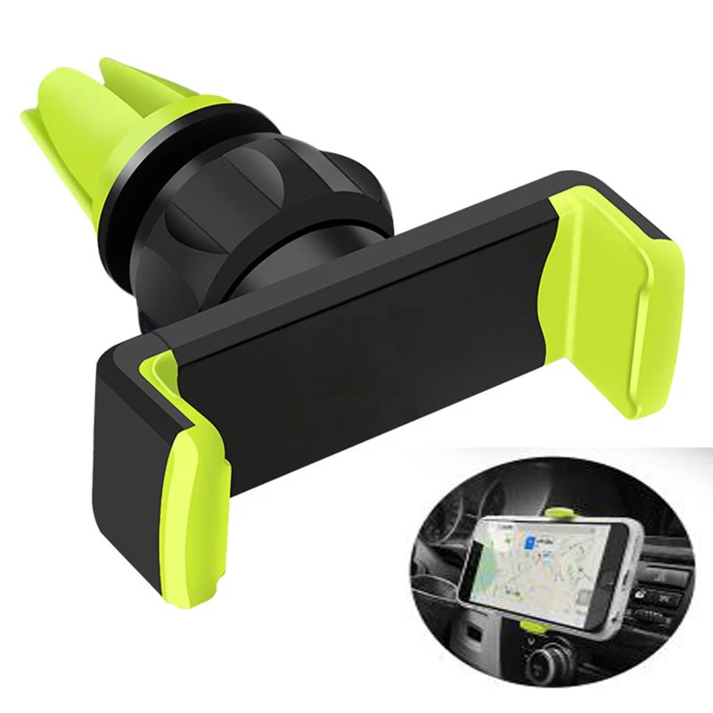 NCR18650B Car Phone Holder For iPhone X 8 7 6 Samsung 360 Degree Soporte Movil Mobile Phone Holder Car-Styling Air Vent Holder