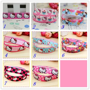 

5/8'' Free shipping Fold Elastic FOE printed headband headwear hairband diy decoration wholesale OEM S111