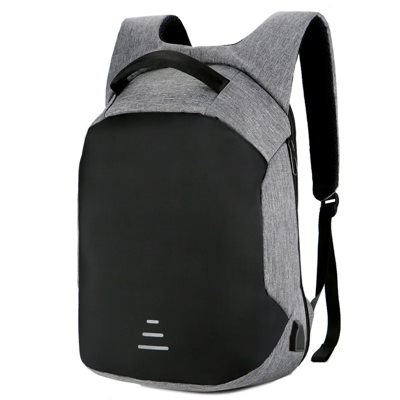 

2018 New Men's Backpack Anti Theft Backpack Kid Men Women USB Black 15 Inch Laptop Fashion Travel School Bags Backpack