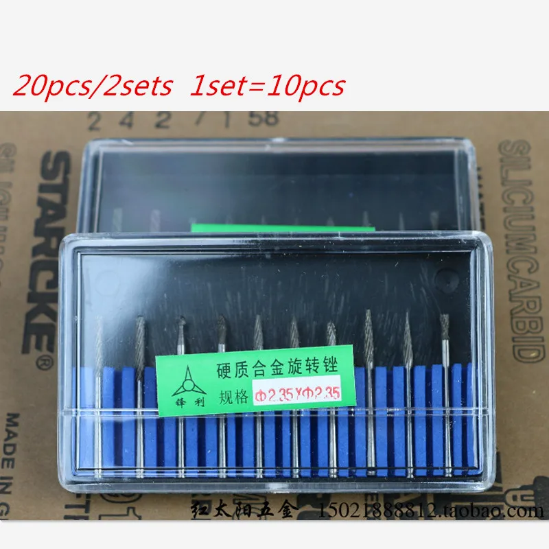 20pcs Tungsten Carbide Burs Steel Dental Burs Set Diamond Burs Dental
