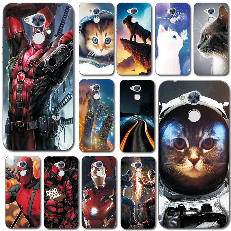 

For Huawei Honor 6A 6 A 5.0'' Silicon Phone Bags Iron Man Cute Bear Case Cover Fantasy Brilliant For Huawei Honor 6A Fundas Case