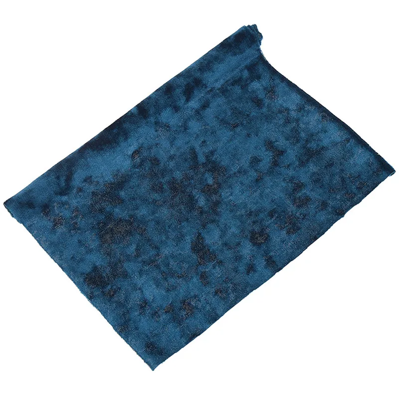 A4 Velvet 29x21cm Fabric Polyester Spandex Flexible Fabric DIY Handmade Sewing Material Drop Shipping Wholesale - Цвет: Blue2