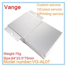 4 шт./лот экструдированные формовочные профили 6063-T5 алюминиевый корпус 64*23,5*75 мм для Wi-Fi ретранслятора устройства