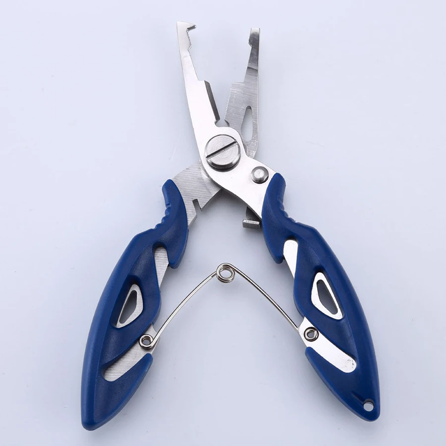 

Geoeon 1pcs Outdoor Portable Multifunctional Stainless Steel Fishing Shears Curved Mouth Fishing Pliers for cutting Tool A13