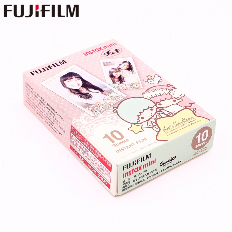 Fujifilm 10 листов Instax маленькая две звезды Мини мгновенная пленка фотобумага для камеры Instax Mini 8 7 s 25 50 s 90 9 SP-1 SP-2