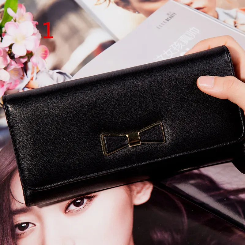 

New Korean version of the hanging neck long wallet