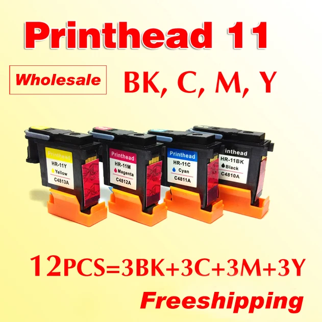 wholesale printhead for HP 11 C4810A C4811A C4812A C4813A Print head 1000 1100 1200 2200 2280