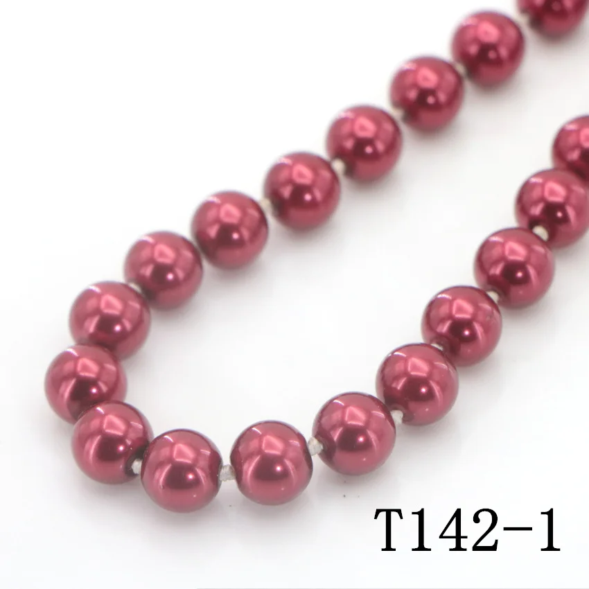 Natural pearl necklace, South China baroque pearl mother's gift jewelry necklace 925 silver pure gold necklace (3)