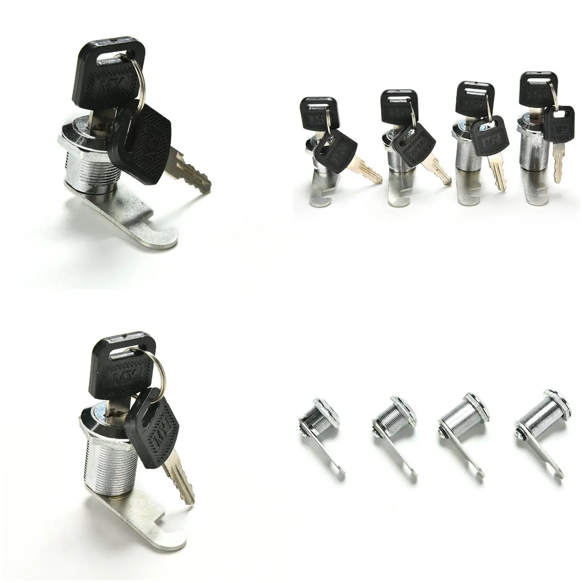 

1PCS Security Furniture Locks Cam Cylinder Locks Door Cabinet Mailbox Drawer Cupboard Locker With Plastic Keys Hardware