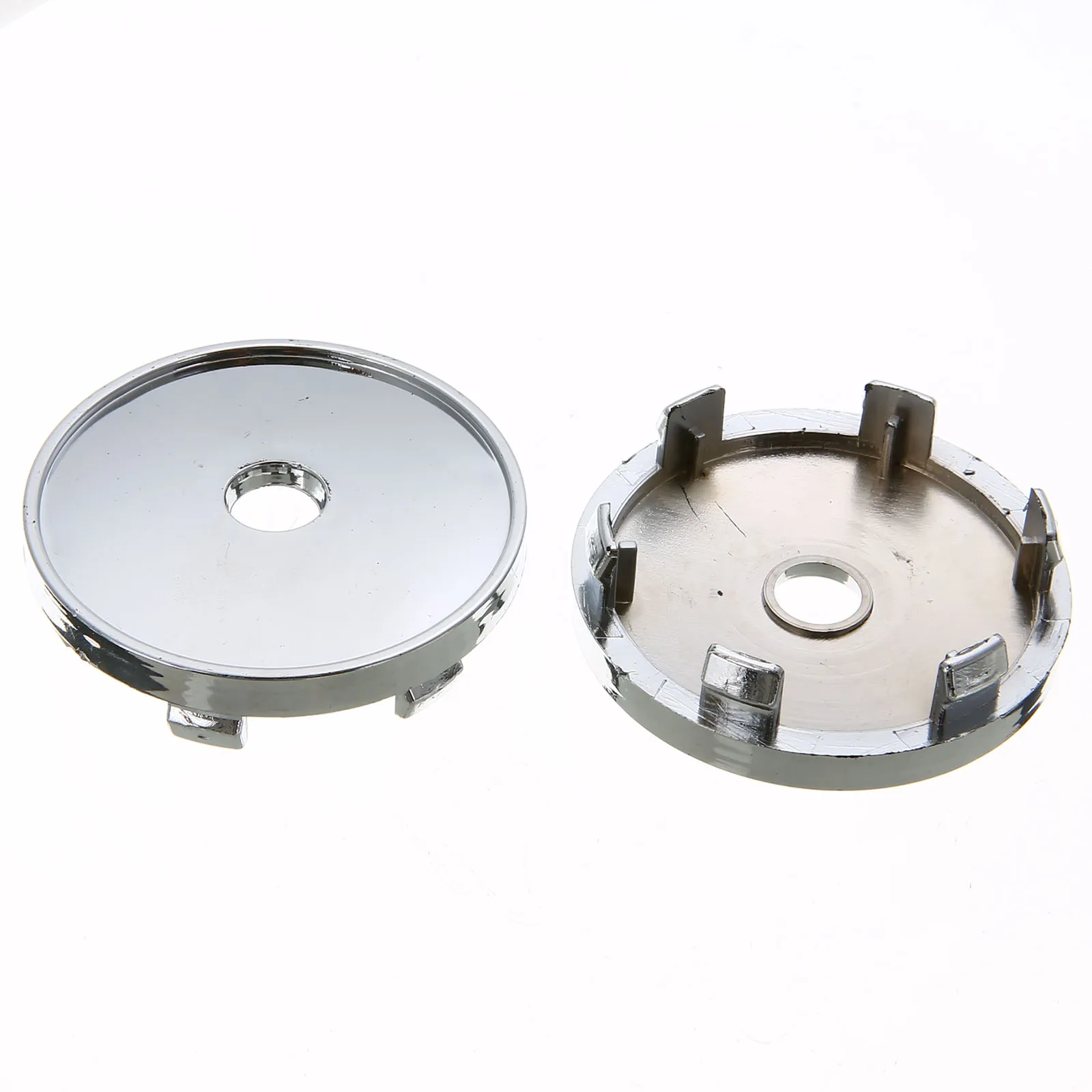 Mayitr 4pcs 60mm 56mm Silver Car Wheel Rim Center Hub Cap Emblem For Audi Honda VW BMW Car Styling